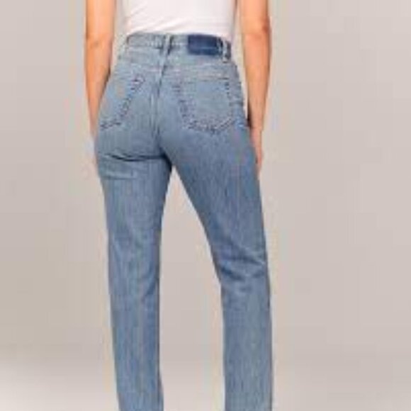 Abercrombie & Fitch Denim - Abercrombie & Fitch The Ankle Straight Ultra High Rise Jeans Sz 31 (12S)